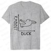 Duck Rabbit Fun Math T Shirt Birthday Gift for Men Funny Adult T-Shirt Men Short Sleeve Tshirt Men Funny Graphic Tee Shirt Tops