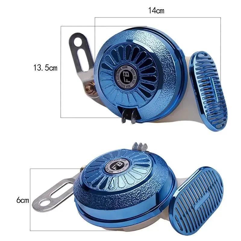Clacson a Tre Toni Multi-tono Clacson per Auto Modificato Super Forte Impermeabile 24v Clacson a Lumaca per Moto