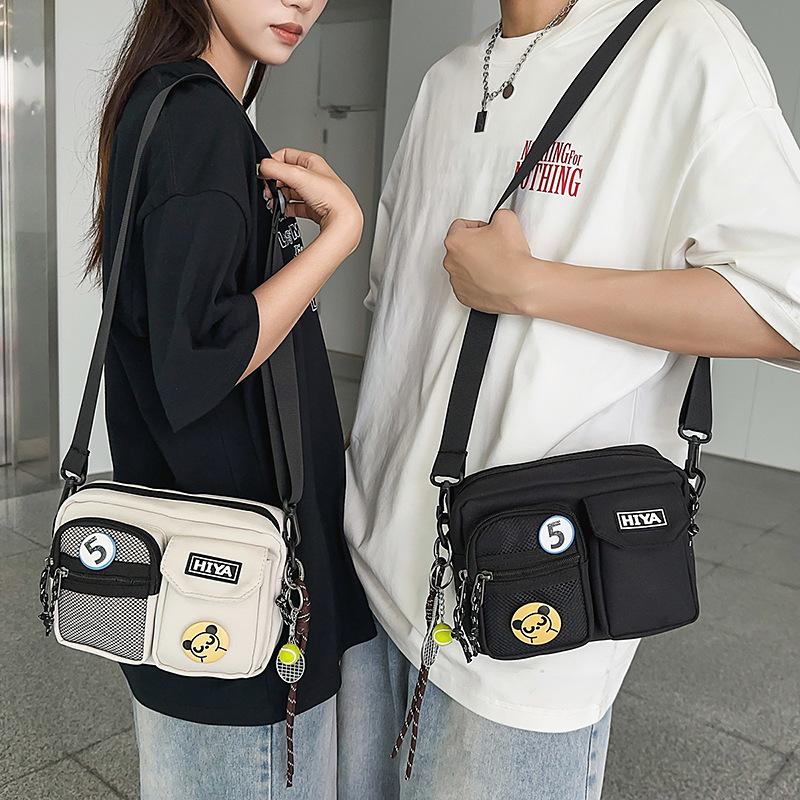 Gangfeng neutral tooling locomotive badge satchel new daily commuter mobile phone build messenger bag
