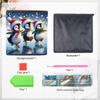 Three Lovely Penguins 5D Diamond Painting Storage Basket Full Round Drill Mosaic Diamond Embroidery Cross Stitch Kits Home Decor Home Decor