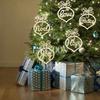 6pcs Christmas Wooden Ornaments Decorations Christmas Tree Ornaments Christmas Decorations