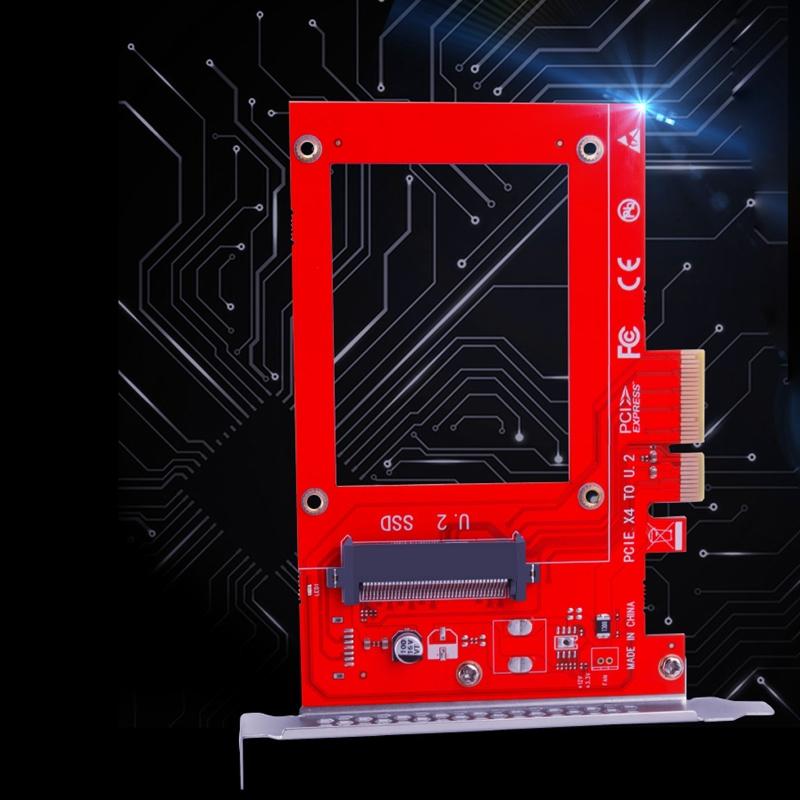 U.2 To PCIE 4 Pansion Card PCIe 4 To .2  Card SF8639 PCI for Press GEN3 4 Computer Hard Drive SSD Converter