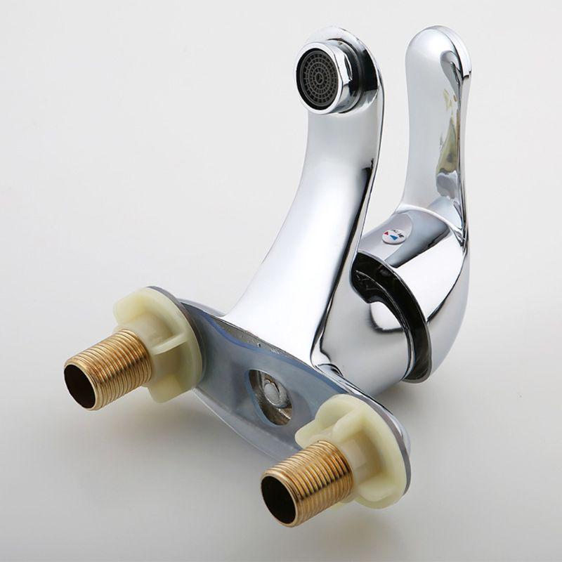 Countertop Sink Faucet Cold/Hot Mixer Basin Tap Single Handle Basin Faucets Zinc Alloy Kitchen Bathroom Hardware