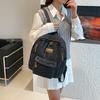 Large Capacity Denim Backpack Women's Backpack Student Travel School Bag