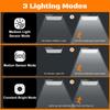 Super Bright Solar Wall Lamp Solar Lights Outdoor Solar Powered Flood Lights with 3 Mode IP65 Waterproof for Outside Yard Street