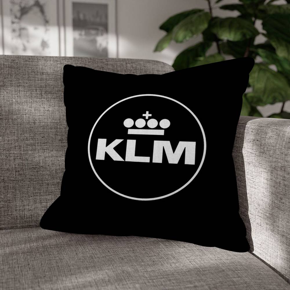 Netherlands Klm RRoyal Dutch Airlines Cushion Cover Pillowcase Upholstery pillows for sofa Throw Pillow Home Decor Pillowcas