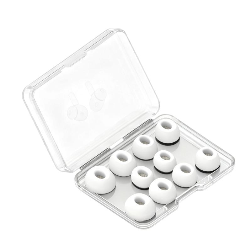 5Pair Silicone Ear Tip with Storage Box for Pro3 In-ear Headphone Eartips Tip Anti-Slip Noise Reduce