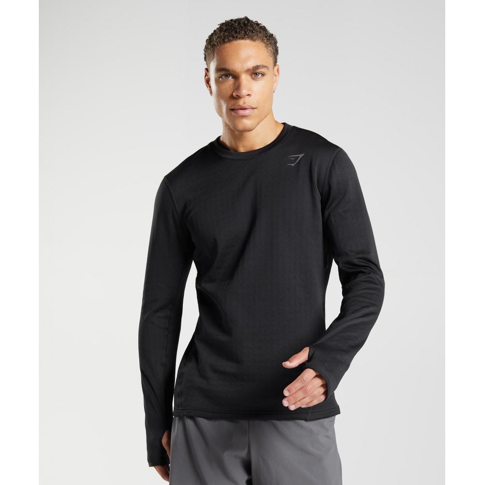 

Толстовка GYMSHARK Sport Crew, черная A2A7Z BBBB