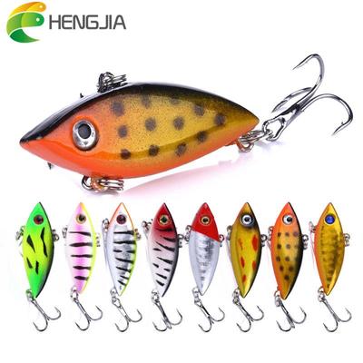 1pz Hengjia 2.8g/4cm Mini Gioco VIB Esca da Pesca Wobbler di Plastica Attrezzatura da Pesca
