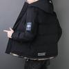 Hooded Cotton-padded Men's Coat Brand Versatile Fashion Casual Loose Cotton-padded Jacket Men's Outdoor Casual Cotton-padded Jacket