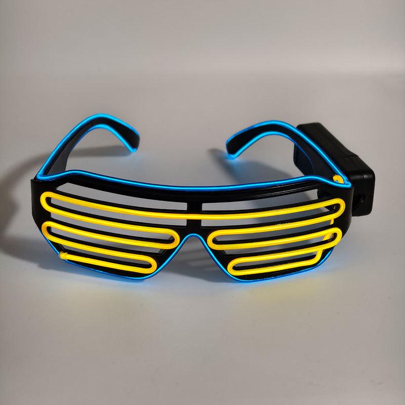 LED Party Blinds: Flashing Music Glasses for Clubbing and Atmosphere