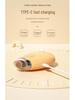 Mango-Shaped 2-in-1 Electric Nail Trimmer: Portable, Rechargeable, Splash-Proof & Pinch-Proof Clippers for Kids