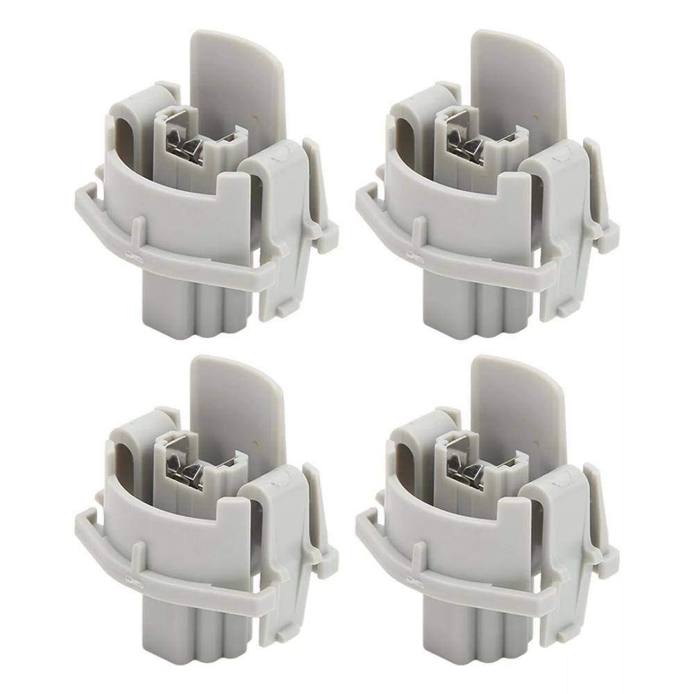4 Pcs Rear License Plate Light Bulb Socket For Honda Accord Civic CR-V Odyssey