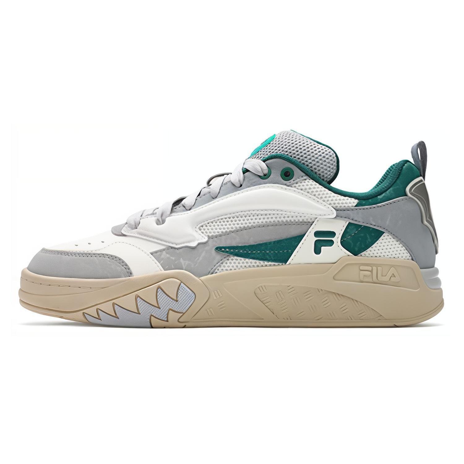 

New FILA Cushioning High Top Vintage Basketball Shoes Men s Gray Green T12M413211FWA 42.5