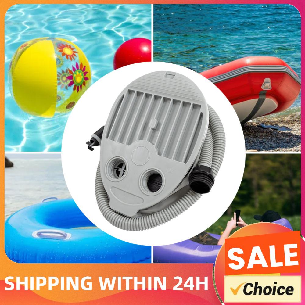 5L Boat Foot Pump Anti-Slip High Foot Pump Portable Inflatable Air Pump for Inflatable Boats Beds Swimming Rings