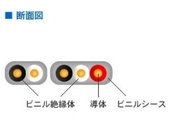 Aichi Electric Cable Кабель VVF 3-жильный 10м серый 1.6мм VVF3×1.6M10
