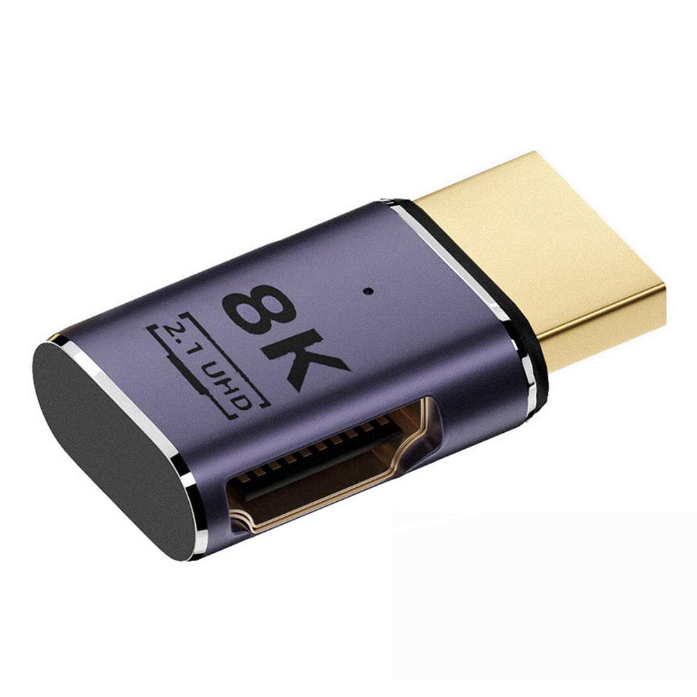 

HD-011-A8K02 8K 60Hz Video Output HDMI Convertor Gold-Plated Design HDMI Male to HDMI 2.1 Female Adapter for TV Projector Laptop Computer As Shown A