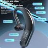 Bone Conduction Earphones, Earphone-Type Bone Conduction Sound Amplifier with Volume Control, 360-Degree Sound Collection, Open-Ear Hanging Design,