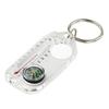 1pc Multifunction Mini Keychain Camping Compass Thermometer Outdoor Climbing Temperature Tester Survival Guiding Compass Tool