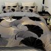 3D Digital Printing Maple Leaf Student Dormitory Bedding Three-Piece Quilt Cover Gift Kit Nordic Style