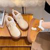 2025 New Autumn and Winter Warm Fluffy Cotton Shoes for Women Birkenstock Piled Thickened Non-slip Thick-soled Snow Boots for Women