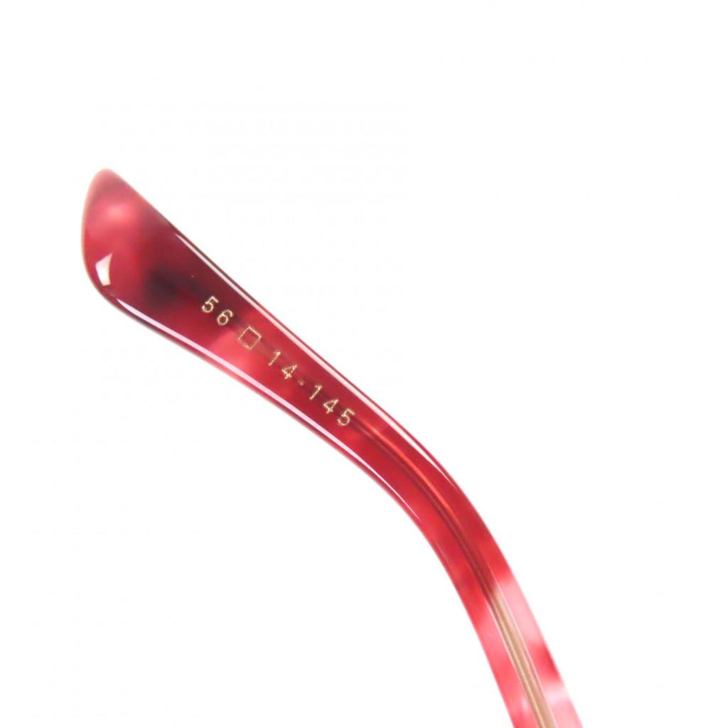 Pristine DITA Glasses IMPRYNT Marble Clear Red Women DTX749 Used