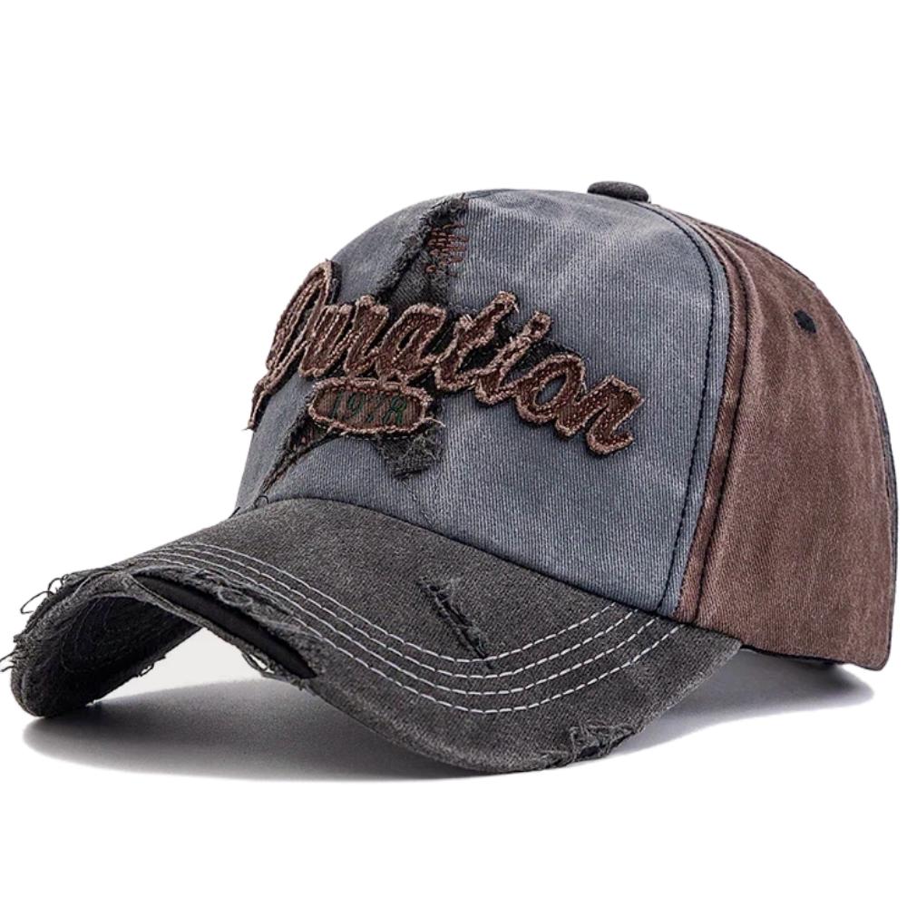 Hot Sale Vintage Cotton Baseball Cap Distressed 1978 Embroidery Dad Hat Color Blocked Cap For Men Woman Streetwear Outdoor Caps