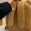 Embroidered Capybara Plush Backpack Cute Large Capacity School Bag Cartoon Animal Daypack  Gifts