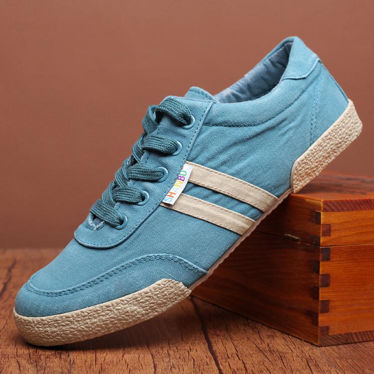 Round Toe High Quality Mens Canvas Shoes Flat Solid Summer Male Casual Shoes Lace Up Breathable Male Flat Casual Sneakers