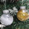 12pcs PET Transparent Christmas Balls 6cm Merry Christmas Tree Decor  Home Xmas Decor