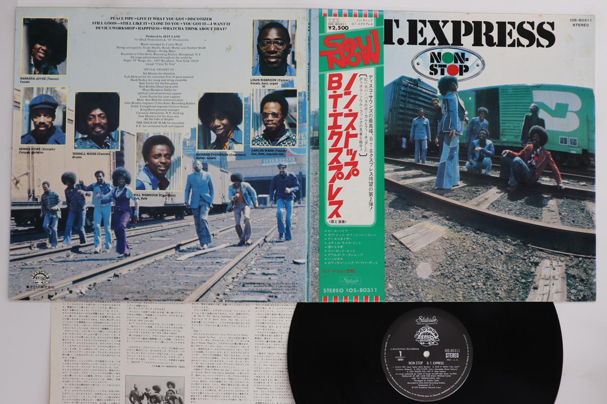 

LP Record B.T. EXPRESS - Non-stop IOS80311 ROADSHOW 1975 Japan Obi Soul/Funk Used