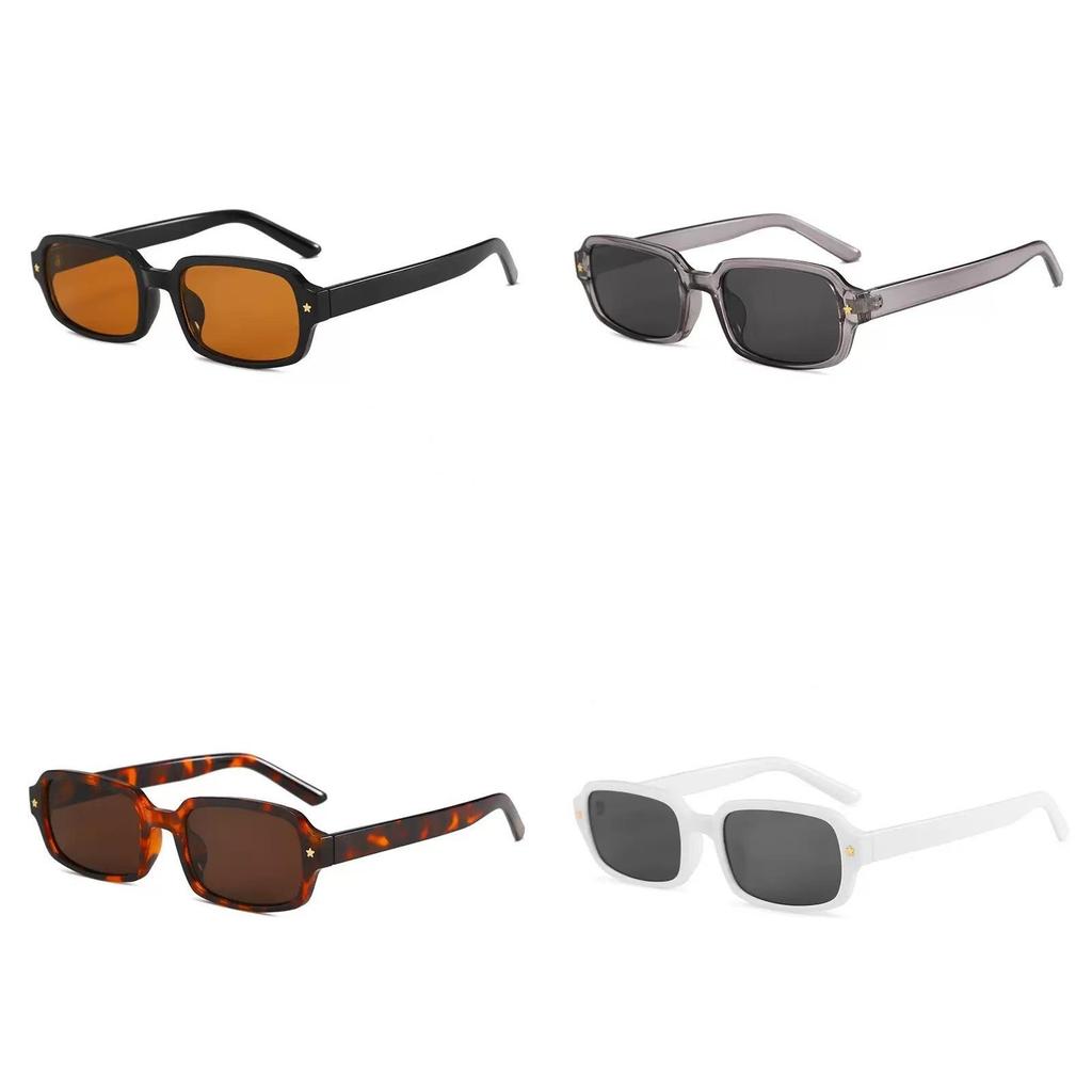 Vintage Geometric Square Sunglasses For Women With Uv400 Protection For Outdoor Fashion