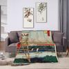 Pokemones Japanese Vintage Blanket Flannel  Winter Multi-function Lightweight Thin Throw Blankets for Home Office Bedding Throws