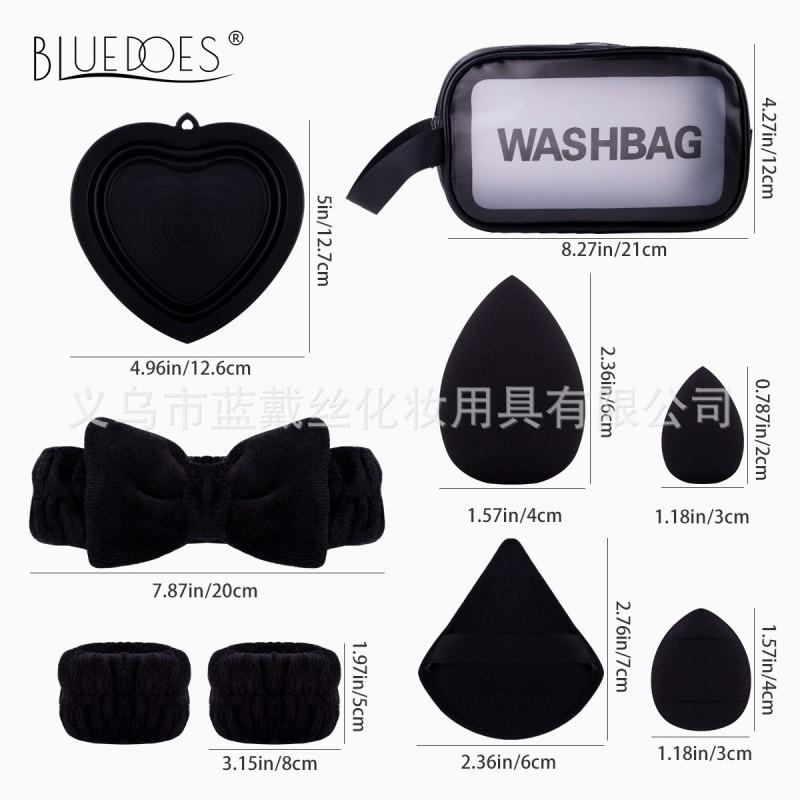 31-Piece Makeup Brush Set With Portable Case Beauty Sponge Face Foundation Blending