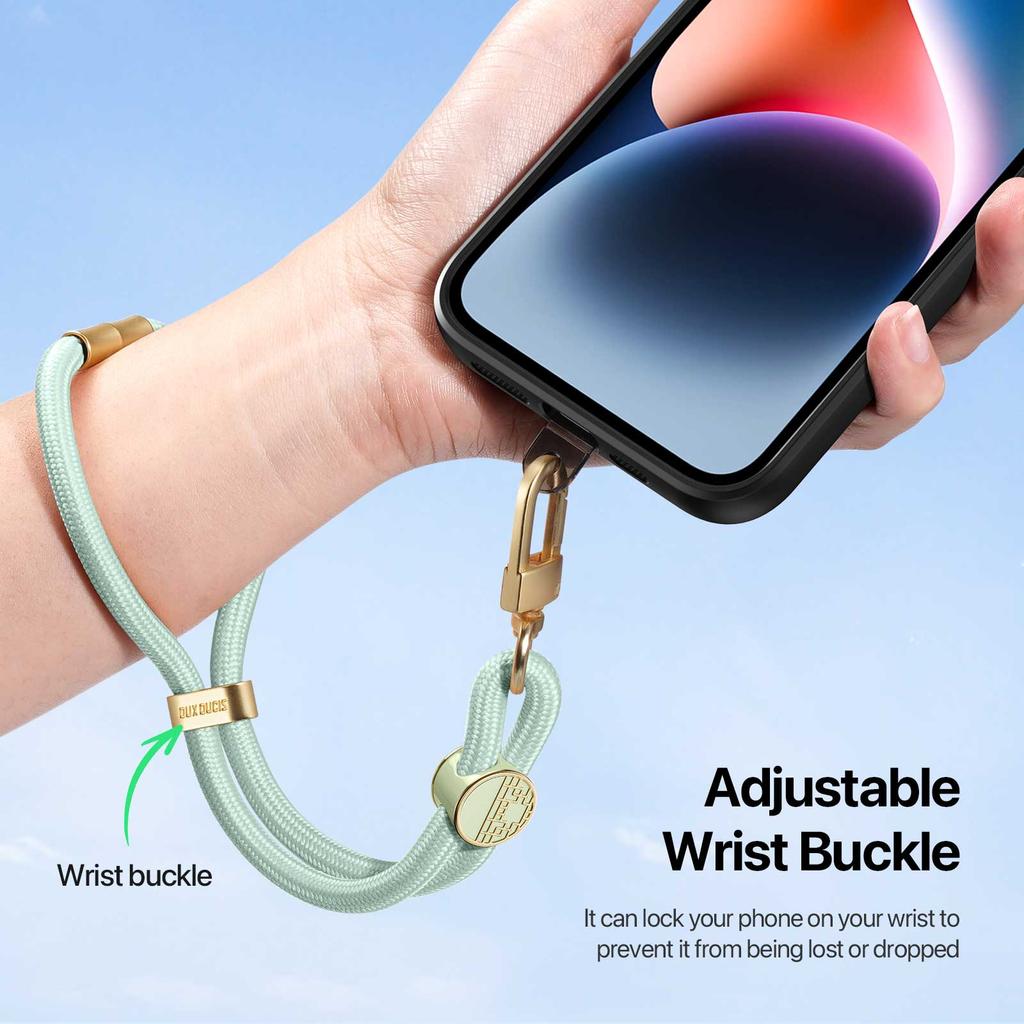 For Universal DUX DUCIS Garden Series Phone Lanyard Adjustable Wrist Strap with Tile