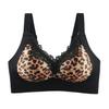 Women's Lace Edge Seamless Satin Bra - Minimizes Large Busts, Push-Up, Summer Thin, No Underwire, Comfortable & Breathable.