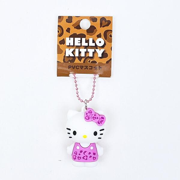 Sanrio Hello Kitty Leopard Print Series PVC Mascot Pink Retro