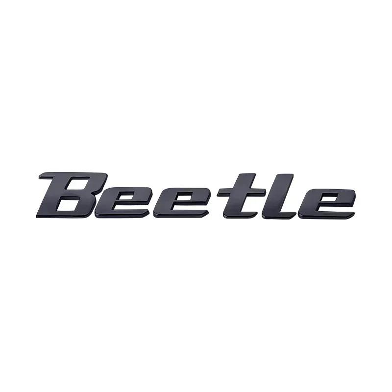 

3D Metal Beetle Rear Trunk Sticker Car Styling Auto Body Side Fender Badge Letters Emblem Labeling Logo Decal For Car