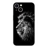 Black Tpu Case For Vivo Y21 Y51A 2021 Y21S Y33S Y51 2020 Y51S Y53s 4G Y72 5G Back Cover Animals The Lion