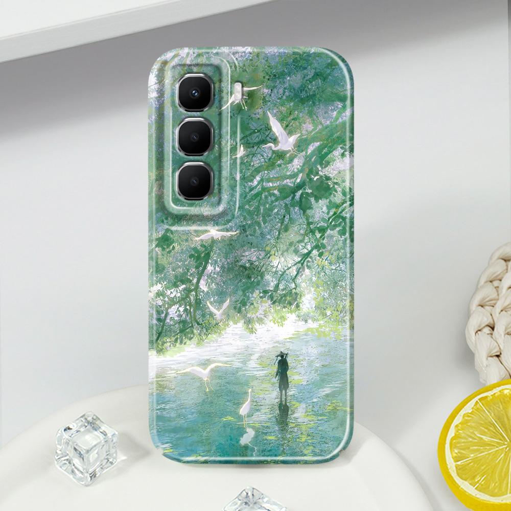 Carcasă Telefon Călător Solitar Pentru Infinix Hot 60 60I 40 30I 12 10 Note 50 30 Pro Plus Play 4G 5G Folie Carcasă Dură