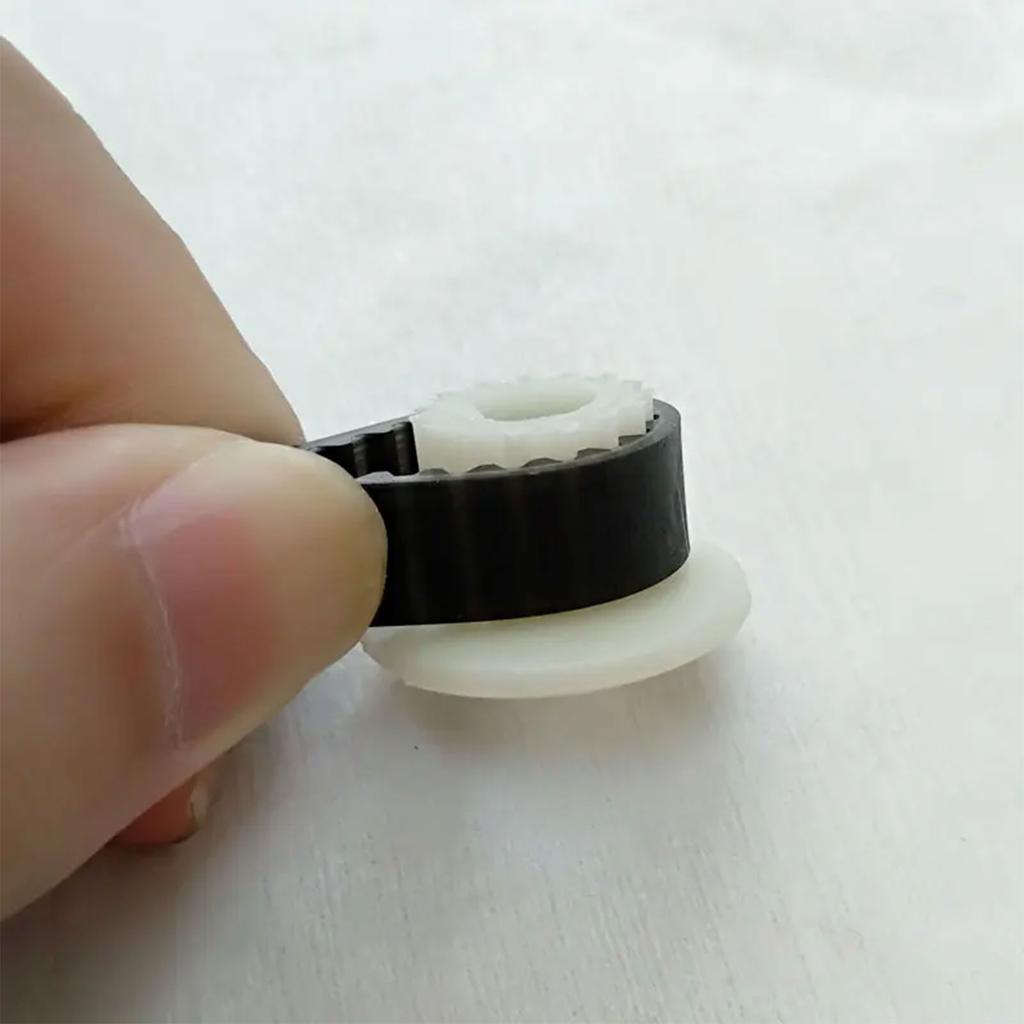 10PCS Bread Machine Motor Transmission Kit 15 Teeth Bread Maker Gear Motor Drive Gear Belt Drive Pulley Plastic Material
