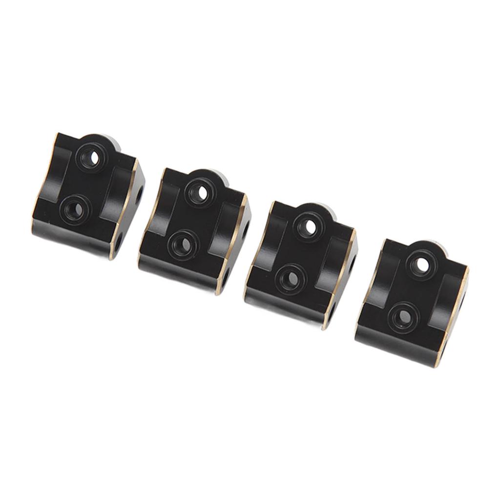 4Pcs RC Link Mount Brass Stable Rustproof RC Upgrade Parts for Axial SCX10 II AR44 Axles 1 10 Black