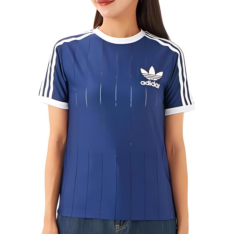 adidas Originals Adicolor 3 Stripes Pinstripe T Shirt IY7228