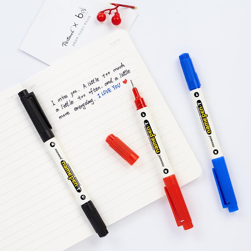 Monami Mu Na Mei Double-Ended Oil-Based Marker Pen