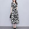 Slim-Fit Plus Size Summer Dress for Middle-Aged Women