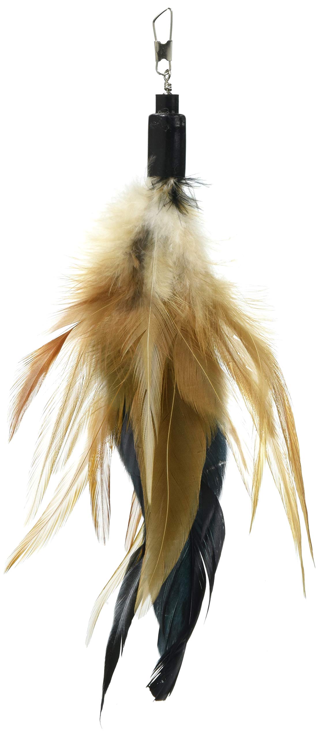 

ADD. MATE Cat in the Box Cat Teaser Attachment, Real Feather, Black