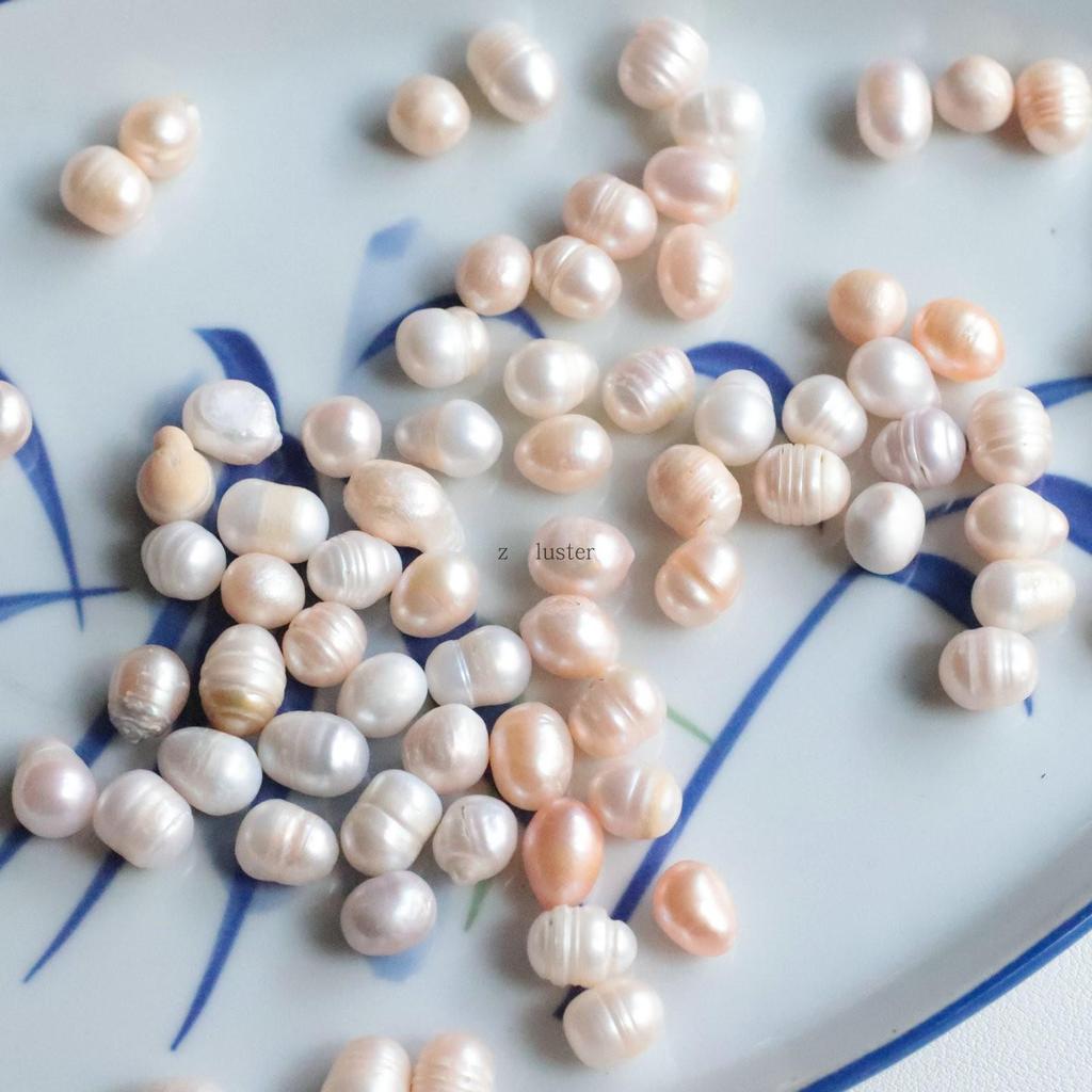 Irregular Natural Freshwater Pearls: Holeless Loose Beads for Buddha Decor and DIY Accessories.