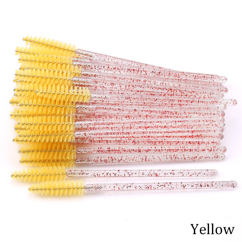 200Pcs Eyelash Extension Disposable Eyelash Brush Mascara Stick Applicator Propeller Eyebrow Makeup Brushes Set Makeup Tools