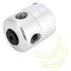 Lawn Mower Aluminum Grass Trimmer Head with Nylon Trimming Line Set Replacement Parts