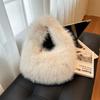 Plush Bag Autumn and Winter High-end Handbag Small Bag Women's Korean Versatile Fashion Mini Handbag